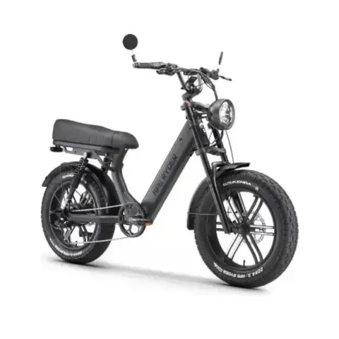 Ape Ryder MD10 Pro fatbike zwart zijaanzicht