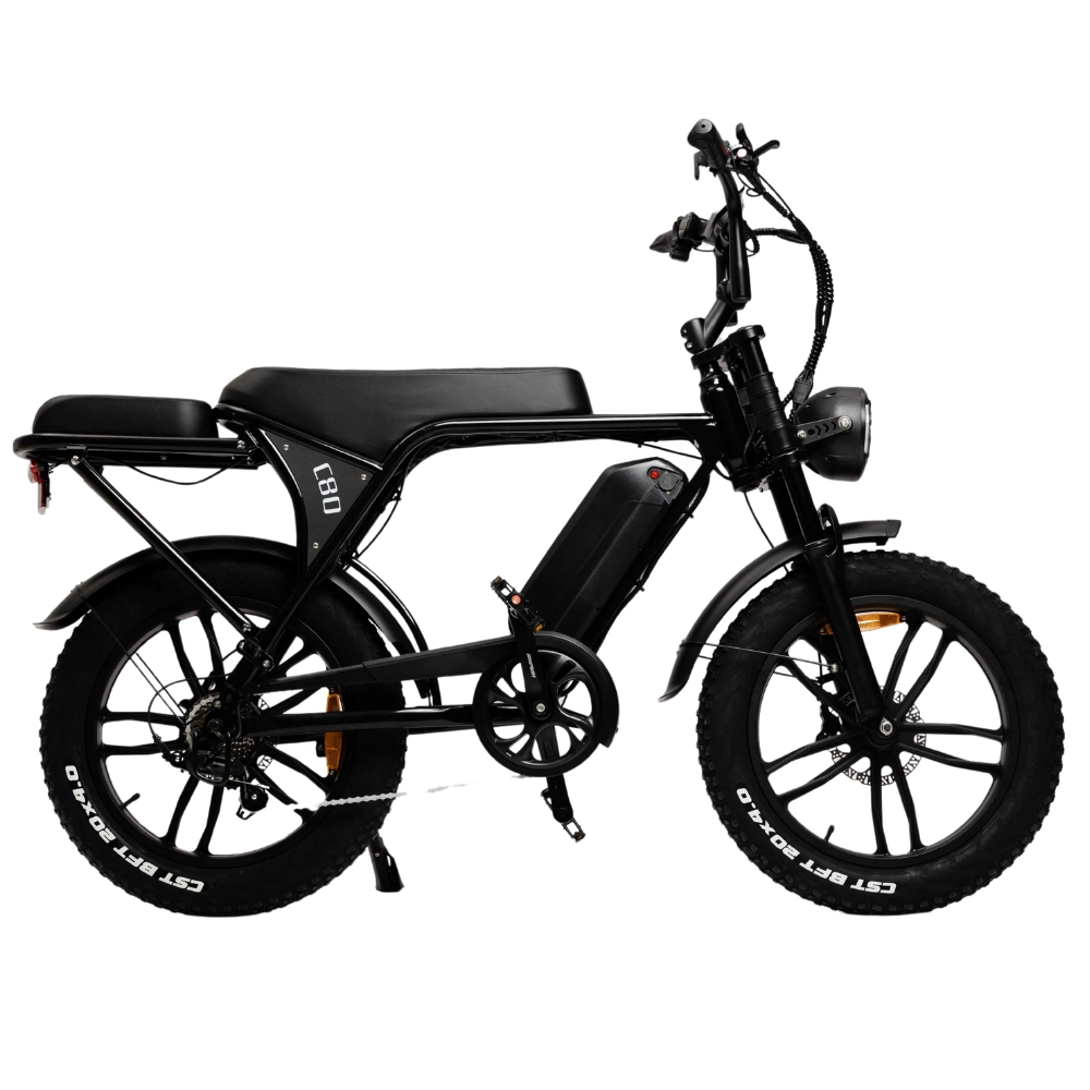 OUXI C80 3.0 fatbike zwart 250W