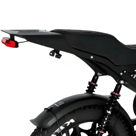 S20 Pro elektrische fatbike lichtgrijs zijaanzicht
