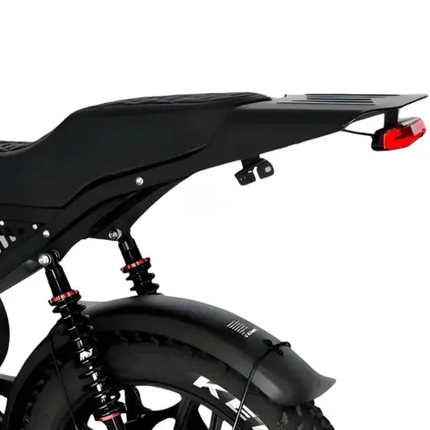 S20 Pro elektrische fatbike zwart zijaanzicht