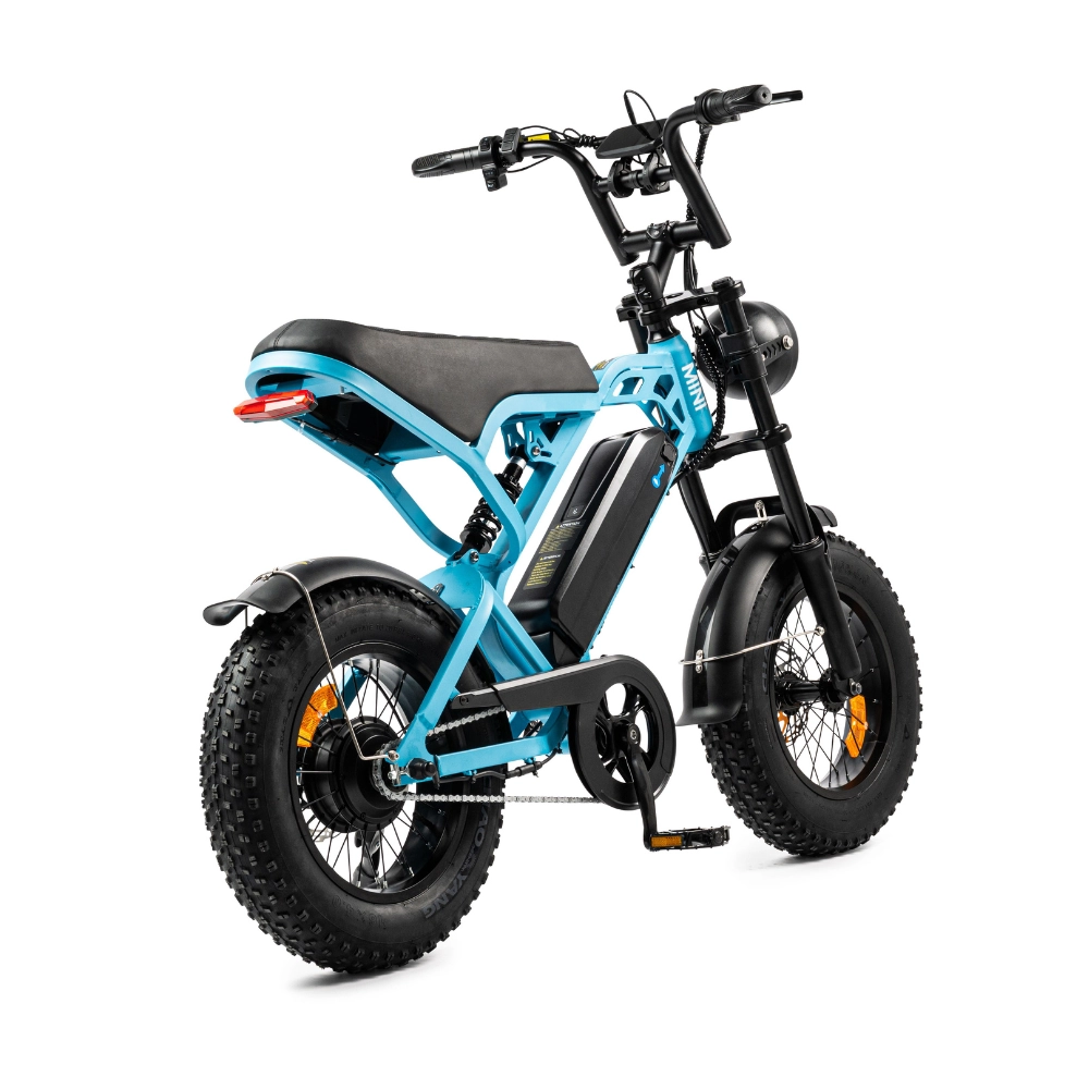 V20 Pro Mini elektrische fatbike blauw
