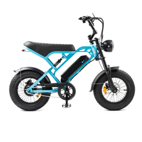 V20 Pro Mini fatbike blauw 250W